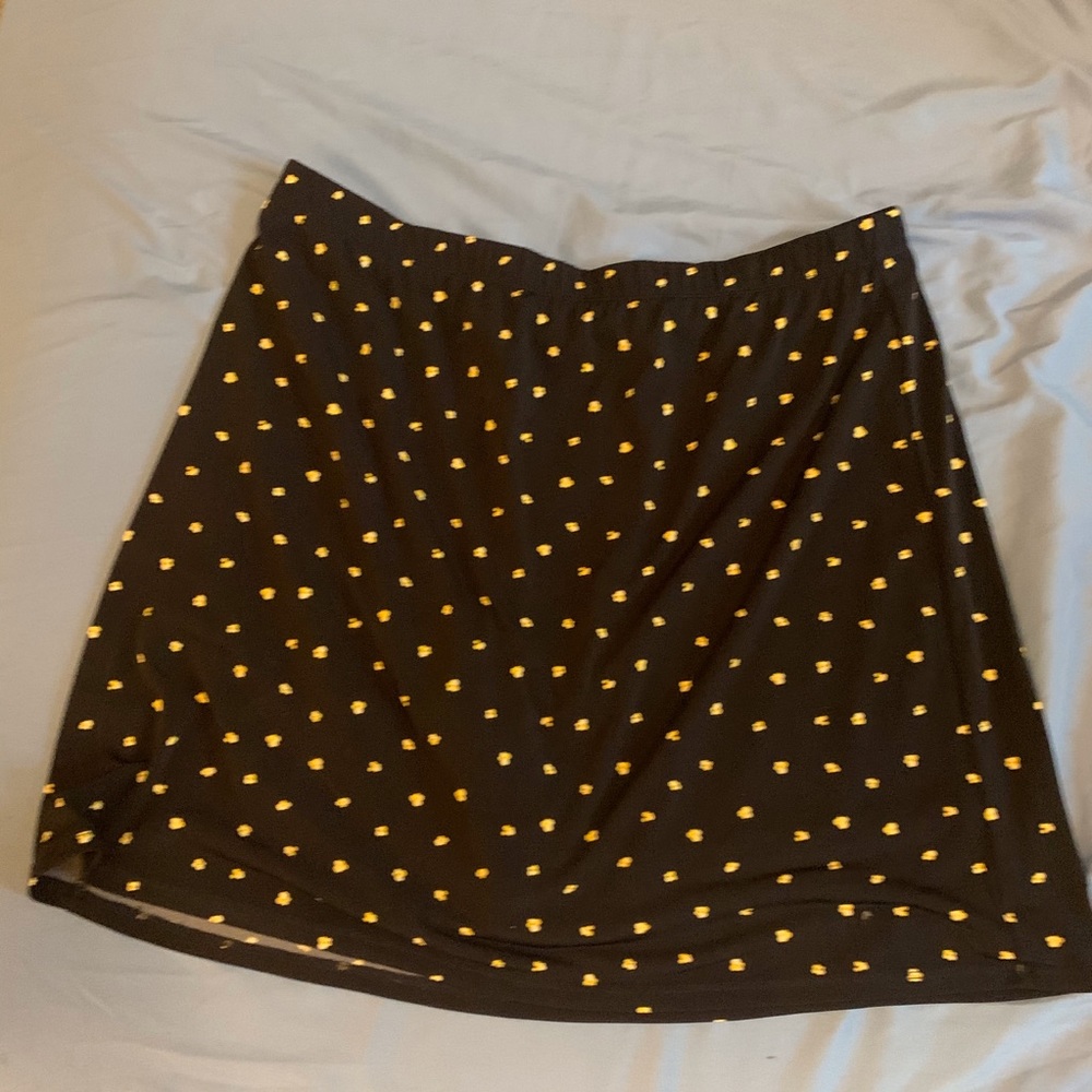 Susan Graver Skort with flowers